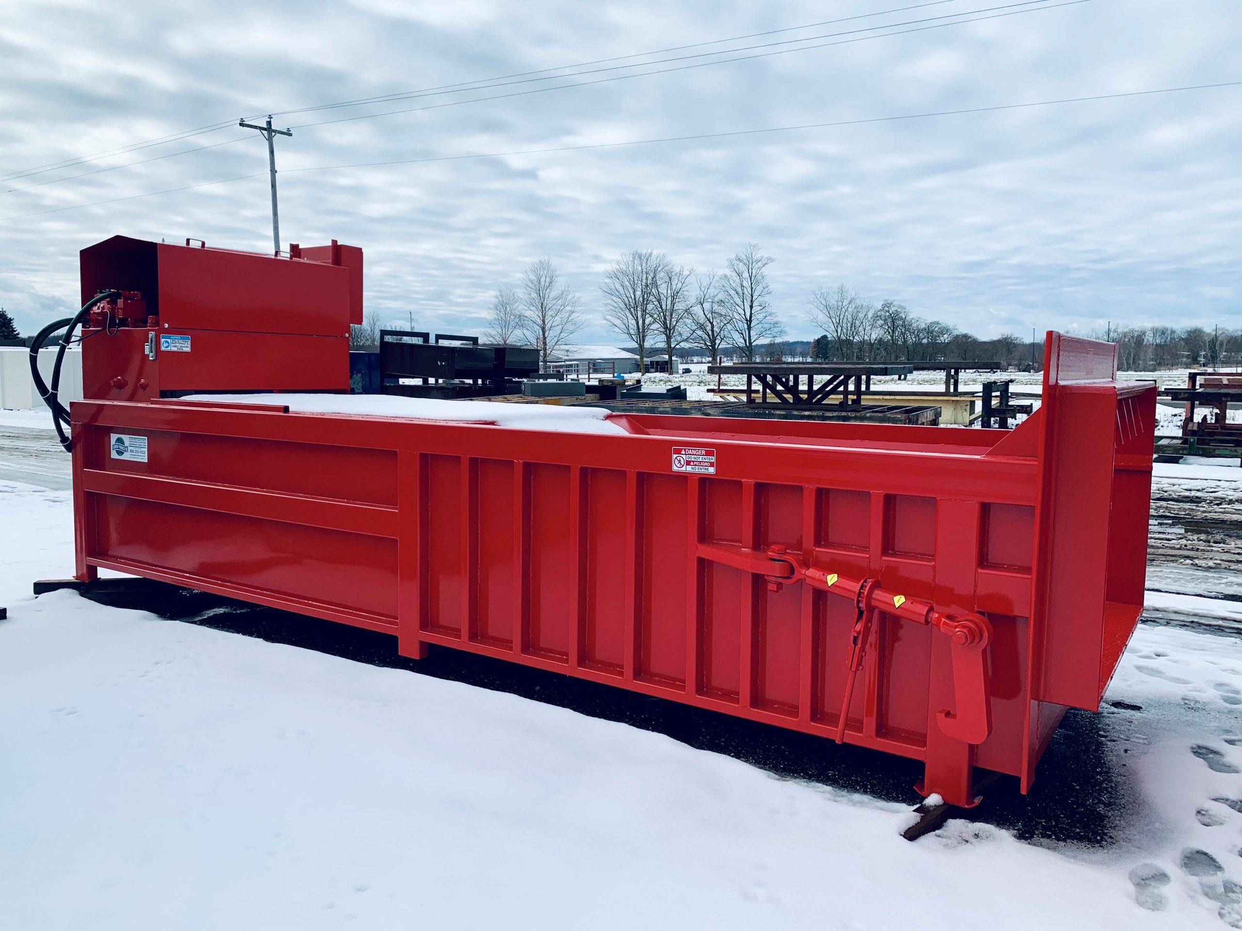 INDUSTRIAL STATIONARY COMPACTOR 1066016, 1066017, and 1066026