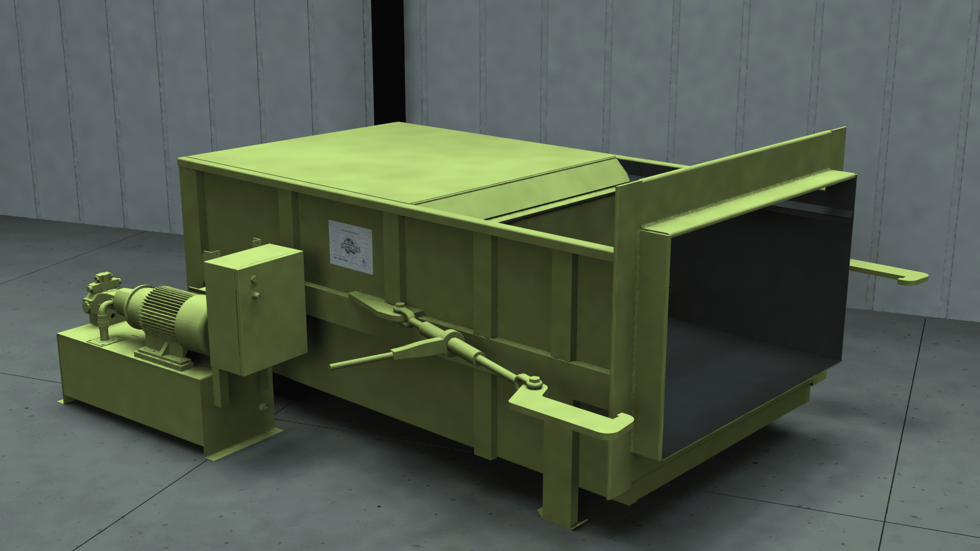 Stationary compactor 4860