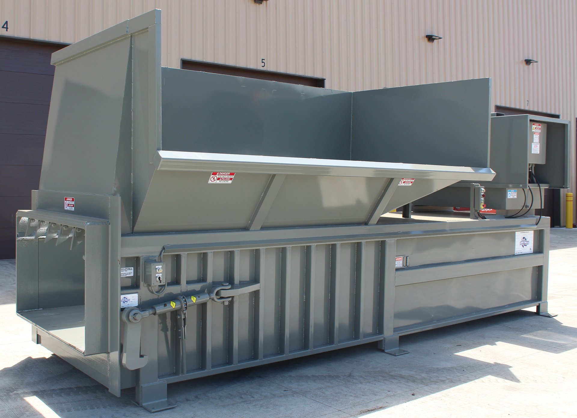 INDUSTRIAL STATIONARY COMPACTOR 9860-1-6, 9860-1-7, and 9860-2-6
