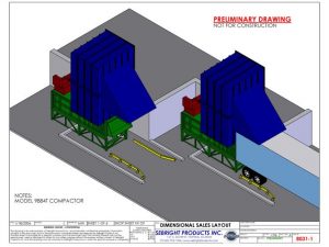 Transfer station drawing