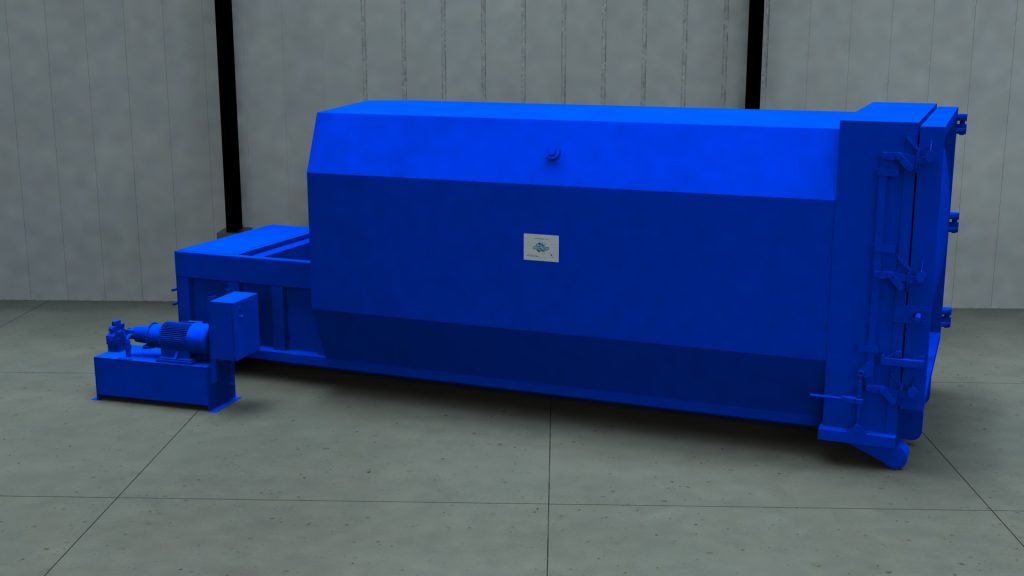 SelfContained Compactor And Container Combined Sebright Products Inc