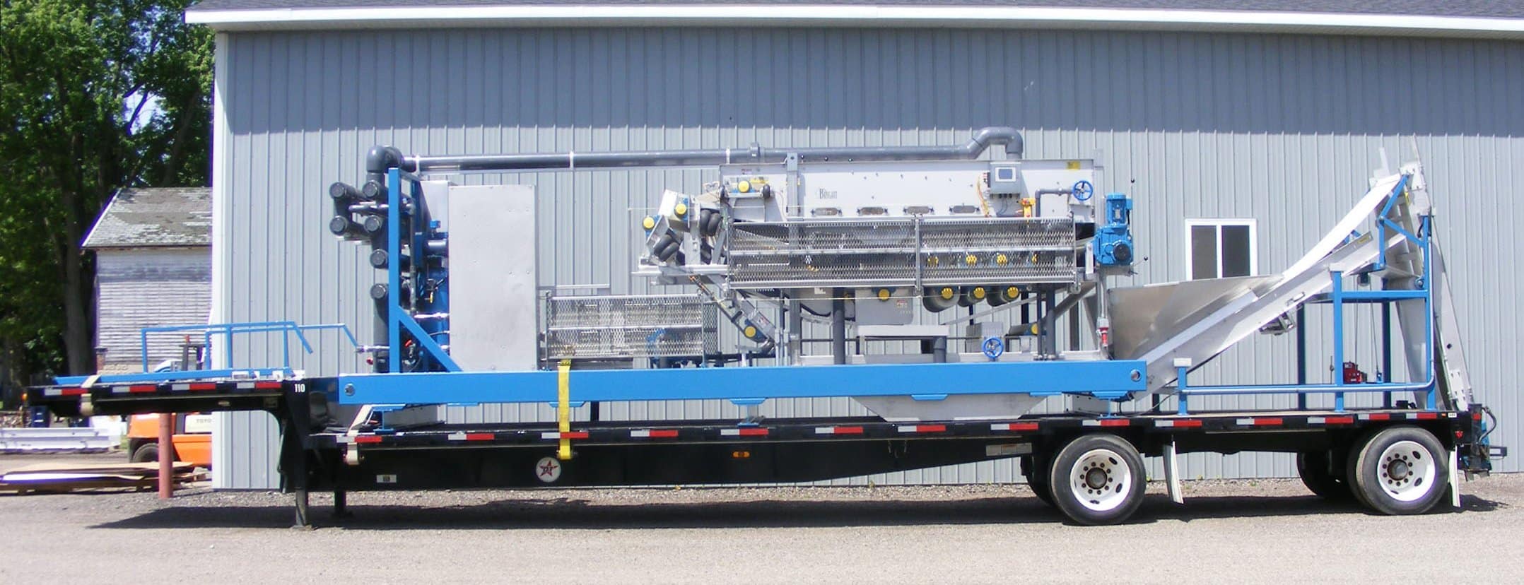 1.7 XL Belt Filter Press Trailer mounted Sebright Products Inc