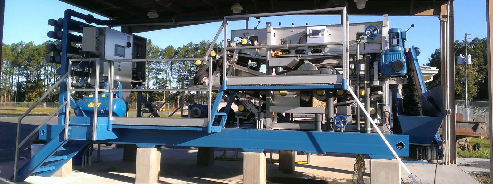 Skid Mounted Belt Filter Press