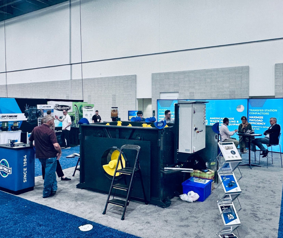 Sebright Products booth at the 2025 Waste Expo.